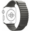 ArmorStandart Ремешок  Leather Loop для Apple Watch All Series 38/40 mm Grey (ARM48654) - зображення 1