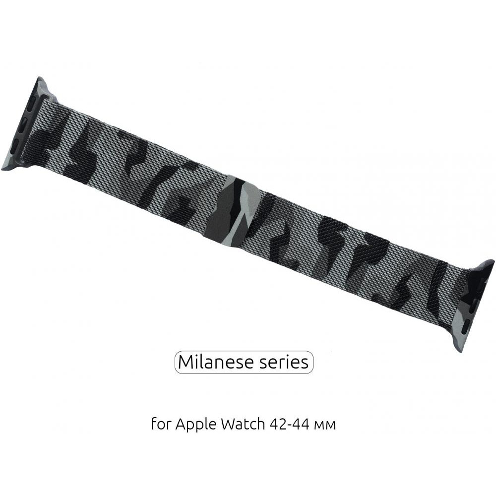 ArmorStandart Браслет металлический  Milanese Loop для Apple Watch 38mm 40mm Military Light Grey (ARM ARM52907 - зображення 1