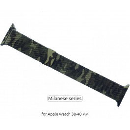   ArmorStandart Браслет металлический  Milanese Loop для Apple Watch 38mm 40mm Military Green (ARM52957 ARM52957