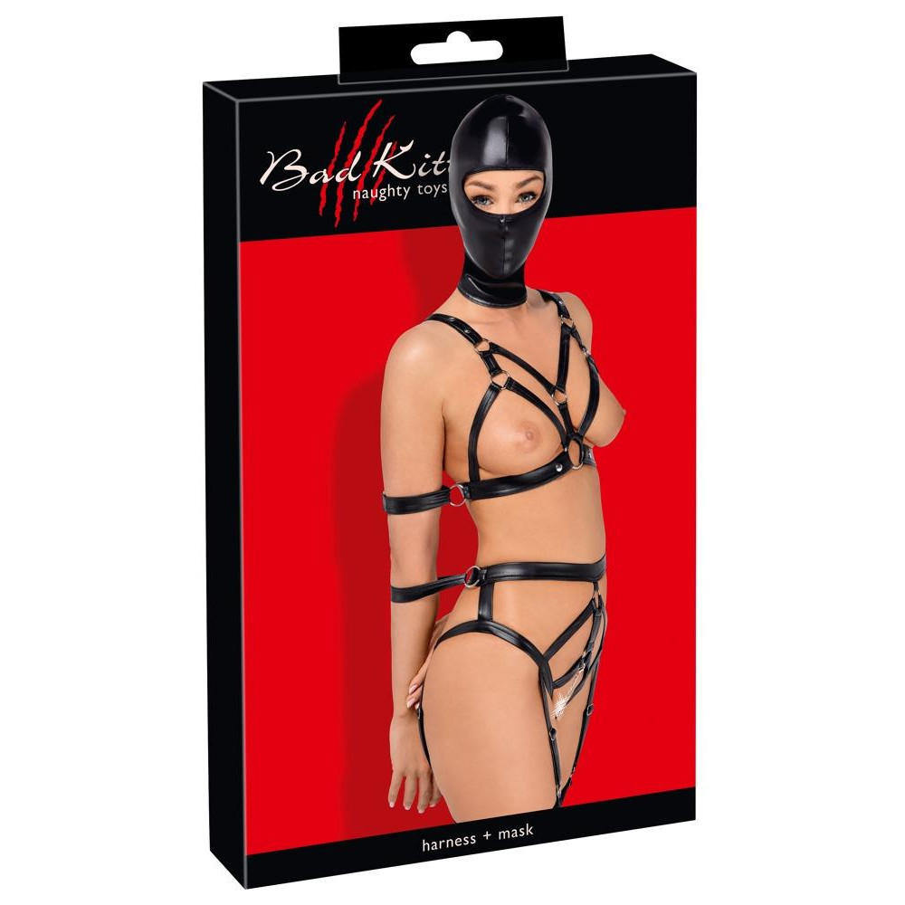 Bad Kitty Боді з маскою - 2480492 Bad Kitty Strap+Mask Set, black (513224804921041) - зображення 1