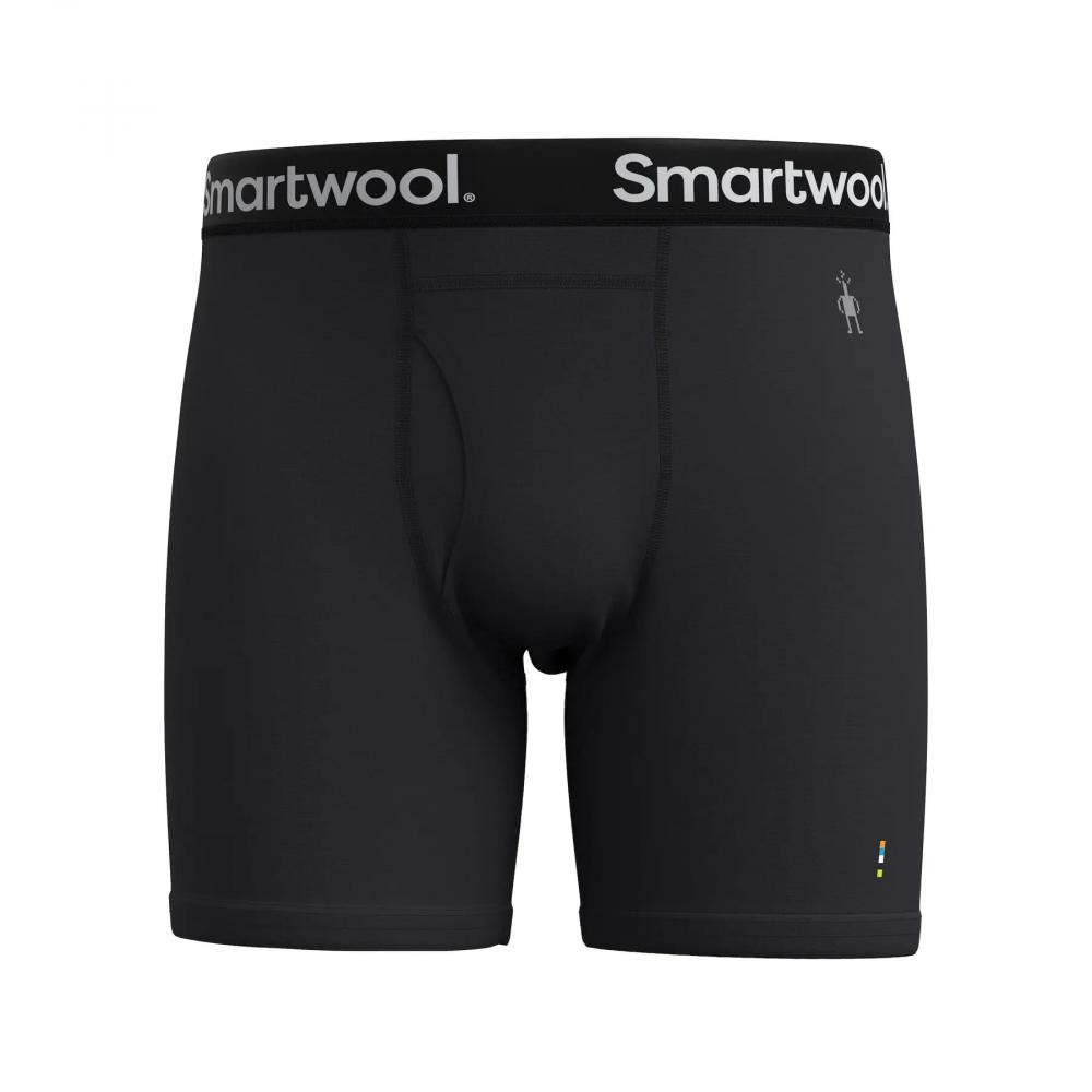 Smartwool Термотруси  Men's Merino Boxer Brief Boxed Black (SW SW016998.001) XXL - зображення 1