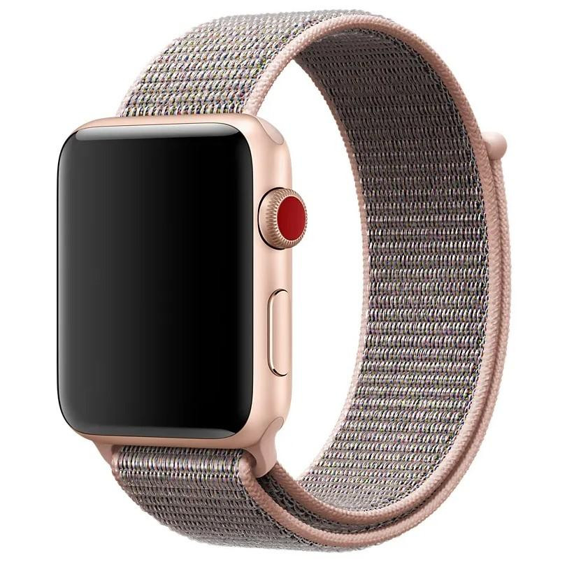 Drobak Ремінець  Sport Loop Premium для Apple Watch Series 10 46mm Pink Sand (777718) - зображення 1