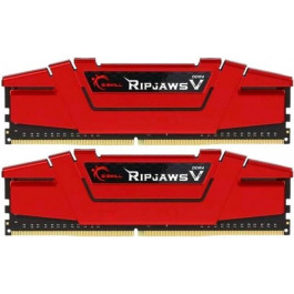   G.Skill 8 GB (2x4GB) DDR4 2400 MHz Ripjaws V Blazing Red (F4-2400C17D-8GVR)