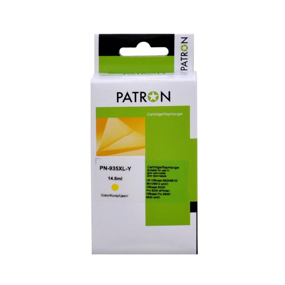 Patron Картридж HP 935XL C2P22AE/C2P26AE 1000 стр, желтый (PN-935XL-Y) - зображення 1