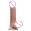 LoveToy Dual-Layered Silicone Nature Cock LV4001, телесный (6970260905060) - зображення 1