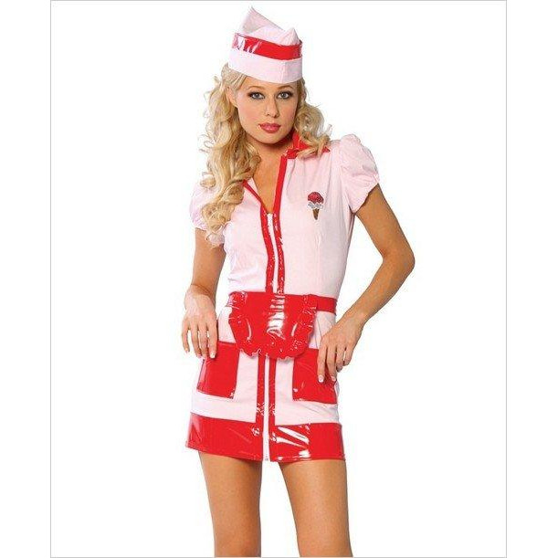  Костюм сексуальної продавщиці мороженого Roma costume - Ice Scream Girl, M/L - зображення 1