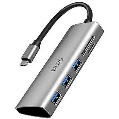 WIWU Alpha 532ST 5-in-1 USB-C Hub (WW-Alpha532ST) - зображення 1