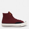 Converse Чоловічі кеди високі  Chuck 70 Hi A06549C-607 45 (11US) 29.5 см Бордові (194434659177) - зображення 1