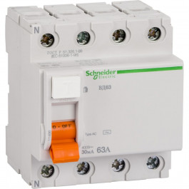   Schneider Electric ВД63 4P 63А 30мА (11466)