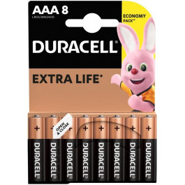   Duracell AAA bat Alkaline 8шт Basic 81545429