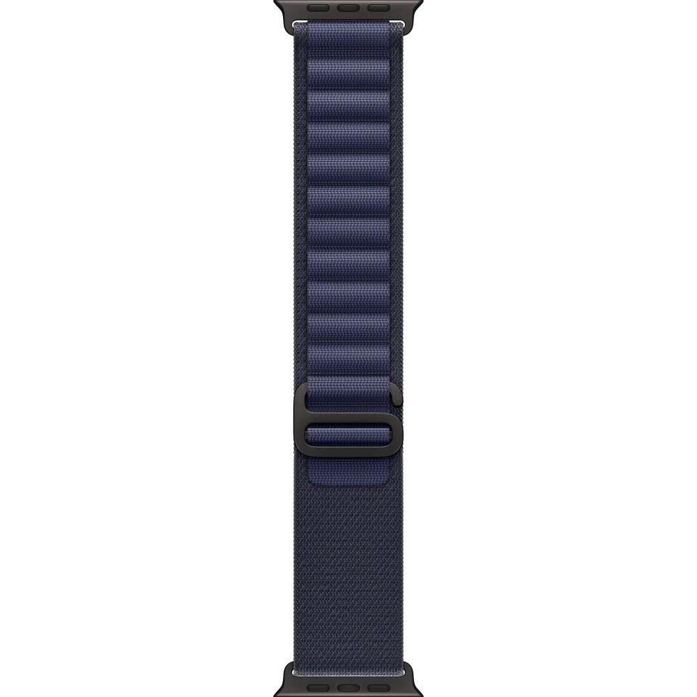 Apple Ремінець  Alpine Loop Navy - Black Titanium Finish для  Watch 44/45/46/49mm - Medium (MYPX3) - зображення 1