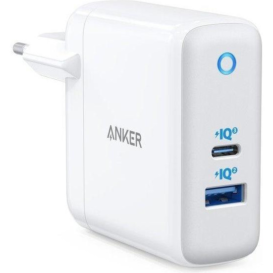 Anker PowerPort+ Atom III-60W Power IQ 3.0 White (A2322321) - зображення 1