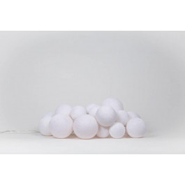   Cotton Ball Lights Гирлянда на 35 шаров 5,5м, White