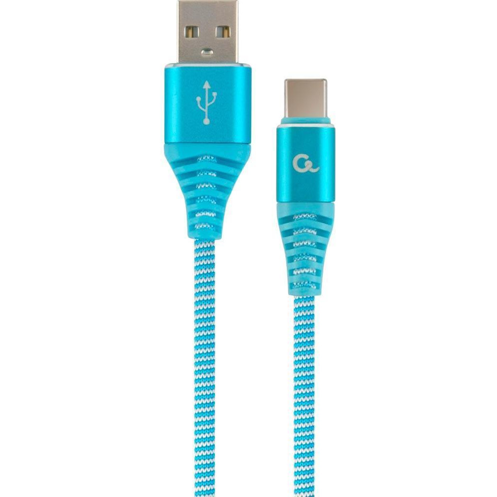 Cablexpert Premium USB2.0 AM/CM Blue 2m (CC-USB2B-AMCM-2M-VW) - зображення 1