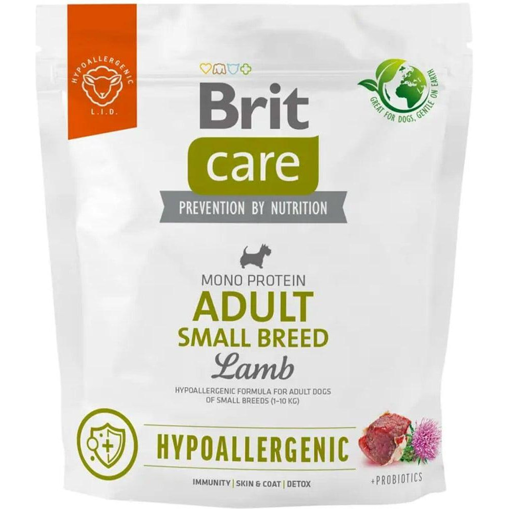 Brit Care Hypoallergenic Adult Small Breed Lamb 1 кг (172649) - зображення 1