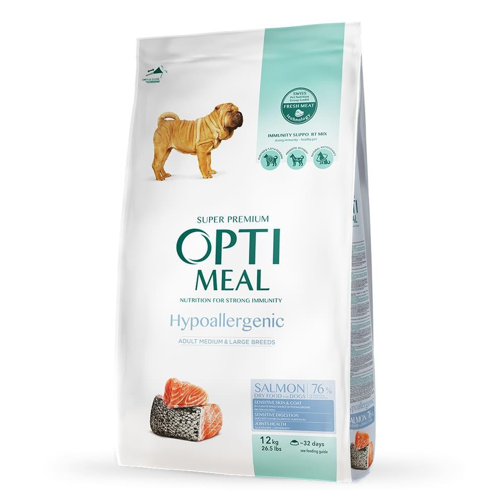 Optimeal Hypoallergenic Maxi с лососем 12 кг - зображення 1