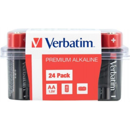   Verbatim AA bat Alkaline 24шт Premium (49505)