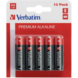   Verbatim AA bat Alkaline 10шт Premium (49875)