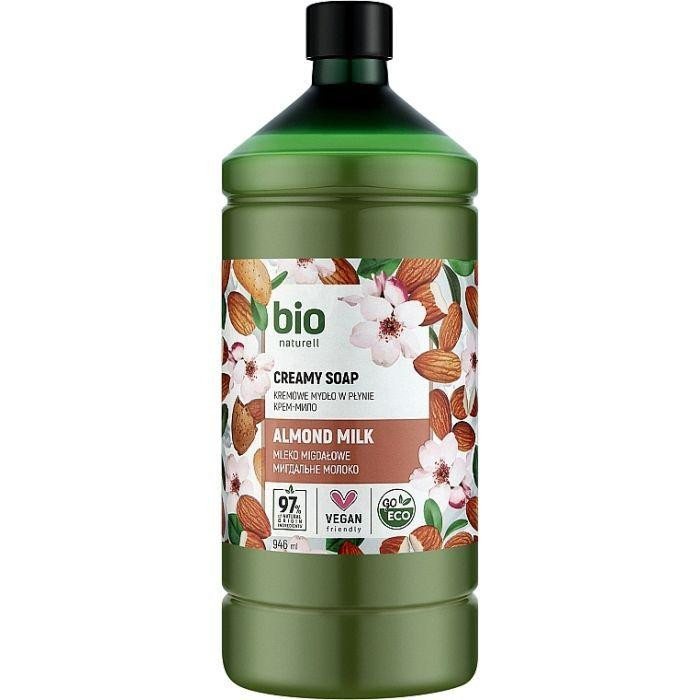 BIO Naturell Рідке мило  Almond Milk Creamy Soap Мигдальне молоко запаска 946 мл (4820168434556) - зображення 1