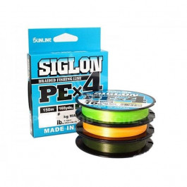   Sunline Siglon PE X4 / Orange / #0.5 / 0.121mm 150m 3.3kg