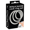 Orion Metallic Silicone Cock Ring Set (61325372170000) - зображення 1