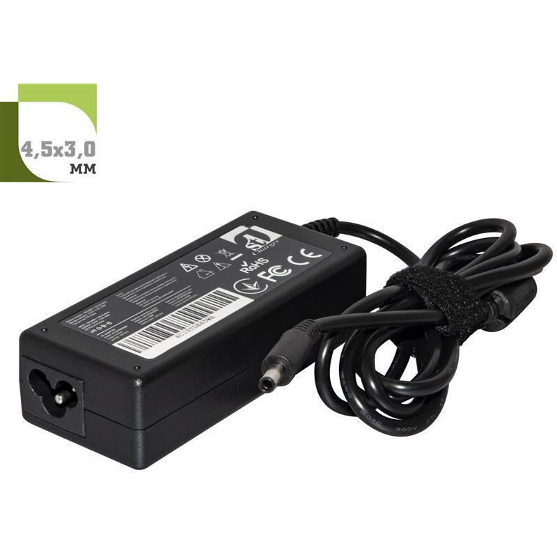 1StCharger для ноутбука Dell 19.5 V 65W 3.34 A 4.5х3.0мм (AC1STDE65WA) - зображення 1