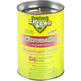   Zig Zag Свеча  Citronella Indoor Geranio 100 г (8004235002510)