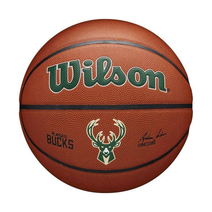 Wilson NBA Team Composite Milwaukee Bucks (WTB3100XBMIL) - зображення 1