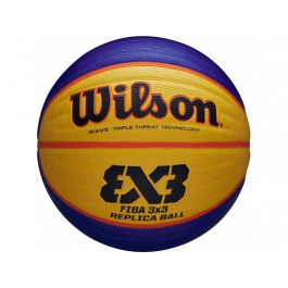   Wilson FIBA 3X3 Replica Basketball Size 6 SS16 Yellow-Blue (WTB1033XB)