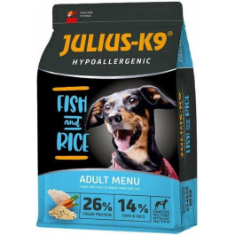   Julius-K9 Hypoallergenic FISH and RICE Adult Menu 12 кг (5998274312620)