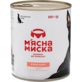   М'ясна Миска паштет м’ясне асорті 800 г (4820255190341)