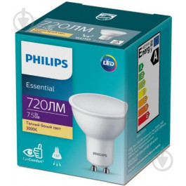   Philips ESSLEDspot 8W 720lm GU10 3000K (929002093317)