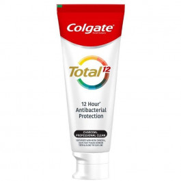   Colgate Зубна паста  Total Charcoal & Clean антибактеріальна з активованим вугіллям 75 мл (6920354829406)