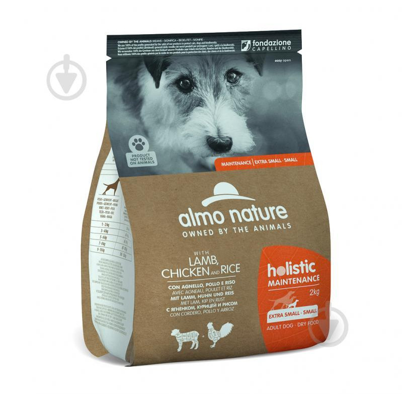 Almo Nature Holistic Mini Adult Lamb & Chicken 2 кг (6911) - зображення 1