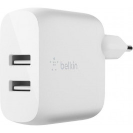   Belkin Boost Up Charge Dual USB-A Home Charger (WCB002VFWH)