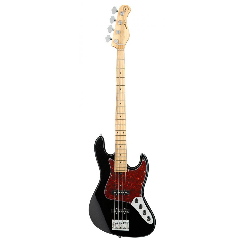 Sadowsky MetroExpress 21-Fret Vintage J/J Bass, Maple, 4-String (Solid Black High Polish) SME21VJ423MOKUFR - зображення 1