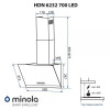 Minola HDN 6232 WH/INOX 700 LED - зображення 9