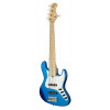 Sadowsky MetroExpress 21-Fret Vintage J/J Bass, Maple, 5-String (Ocean Blue Metallic High Polish) SME21VJ5J2M - зображення 8