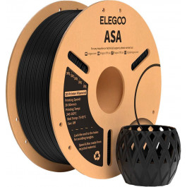   ELEGOO ASA Filament (пластик) для 3D принтера  1кг, 1.75мм, чорний (50.203.0182)