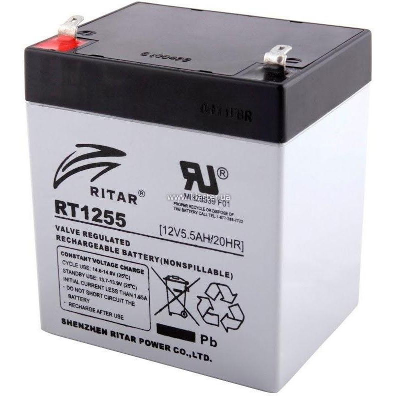 Ritar 12V-5.5Ah (RT1255) - зображення 1