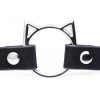  Чокер Master Series Kinky Kitty Ring Slim Choker - Black (SX1184) - зображення 3