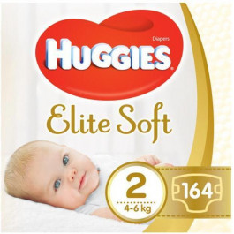   Huggies Elite Soft Box 2, 164 шт