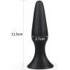 LoveToy Lure Me Silicone Anal Plug S чёрная 11,5 см (6452LVTOY187) - зображення 2