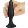 LoveToy Lure Me Silicone Anal Plug S чёрная 11,5 см (6452LVTOY187) - зображення 7