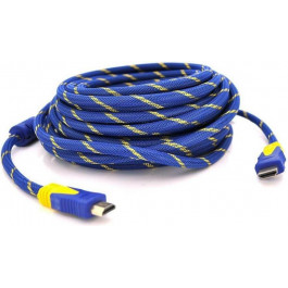   Merlion HDMI to HDMI 1.5m v1.4 Blue/Gold (YT-HDMI(M)/(M)NY/BL-1.5m)