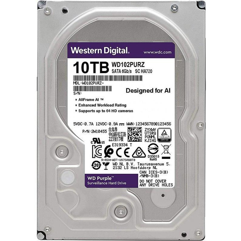 WD Purple 10 TB (WD102PURZ) - зображення 1