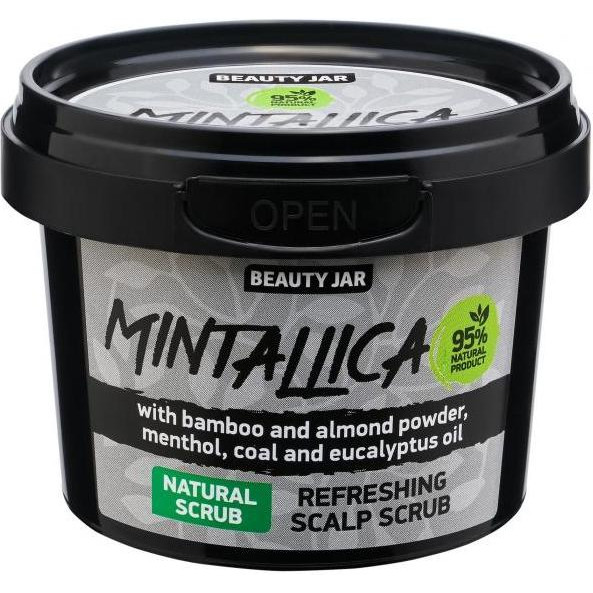 Beauty Jar Скраб-шампунь очищающий для кожи головы  Mintallica 100 г (4751030831220) - зображення 1