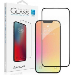   ACCLAB Защитное стекло Full Glue для Apple iPhone 13 Pro Black (1283126515408)