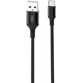   XO NB143 Braided Data Cable Type-C 2m Black (XO-NB143C2-BK)