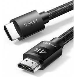   UGREEN HD119 4K HDMI Cable Male to Male Braided HDMI v2.0 3m Black (40102)